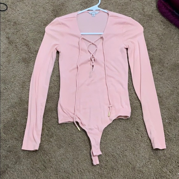 Guess Tops - lace up bodysuit